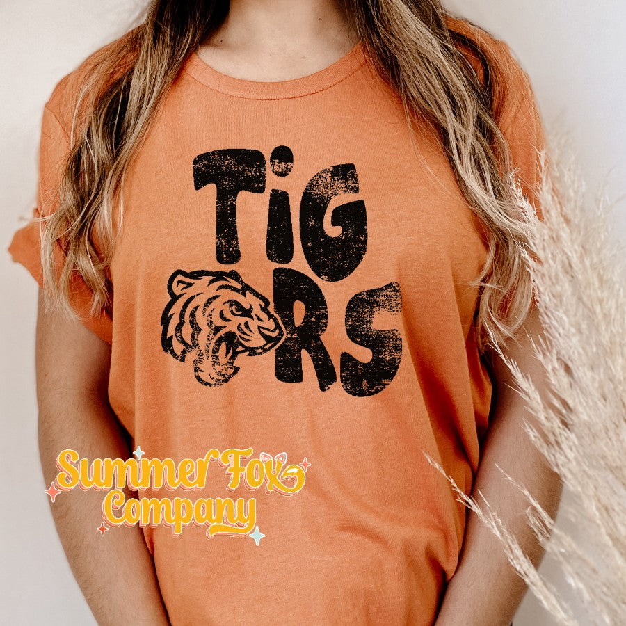 Grunge Tigers Spirit Wear
